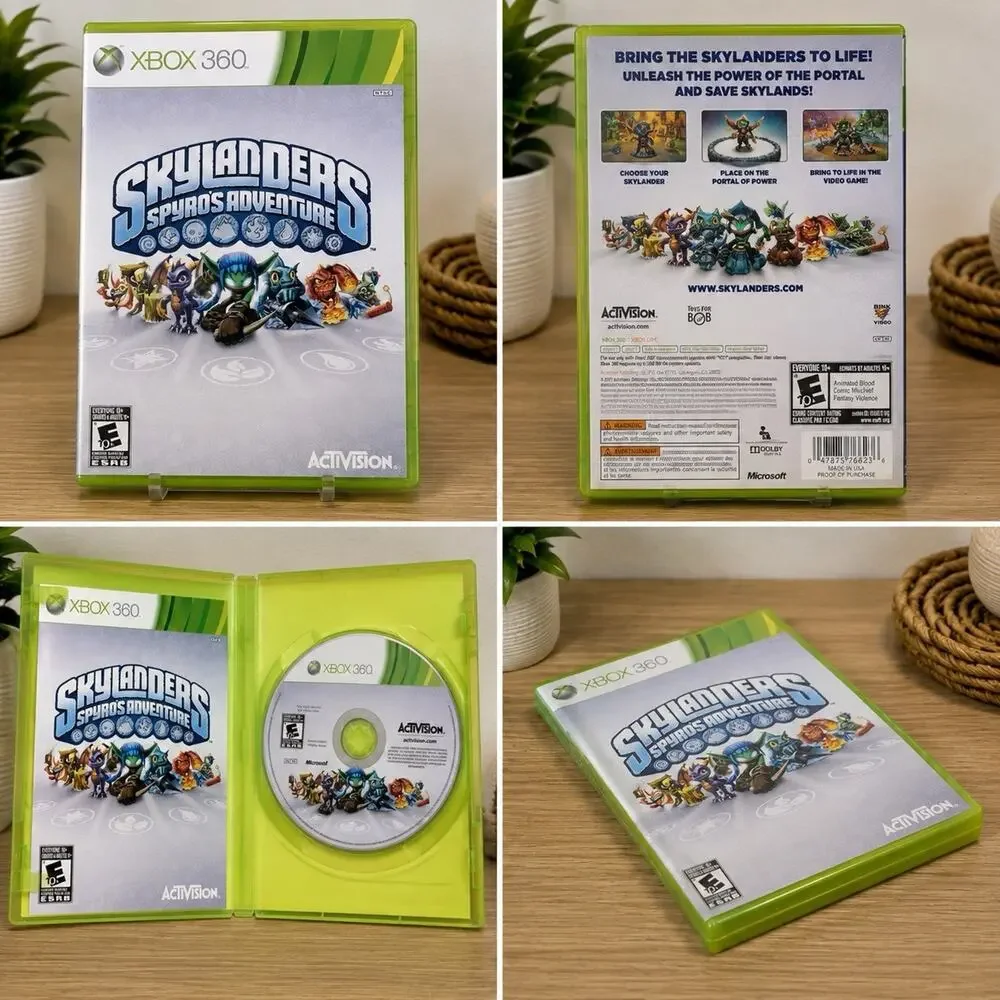 Skylanders Spyro’s Adventure Xbox 360 2011 Activision Video Game